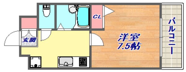 ブロスコート六甲２の物件間取画像